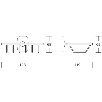 Aqualine RUMBA mydelniczka druciana RB103
