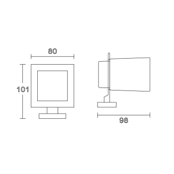 Kubek na szczoteczki Apollo chrom Aqualine
