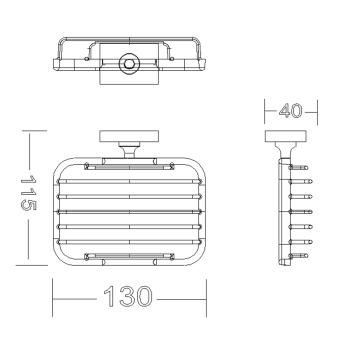 Aqualine APOLLO Mydelniczka 1416-03