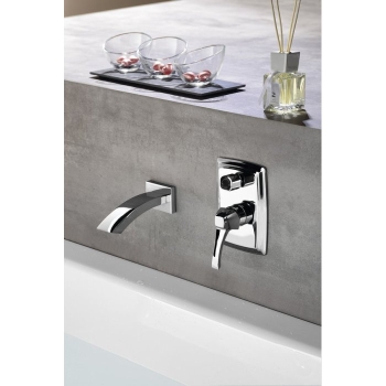 Sapho DREAMART bateria prysznicowa podtynkowa 2 wyjścia chrom DA042