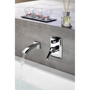 Sapho DREAMART bateria prysznicowa podtynkowa 2 wyjścia chrom DA042