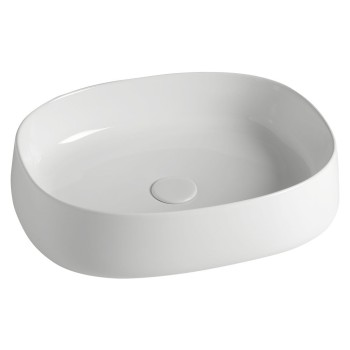 Sapho JUMPER umywalka ceramiczna nablatowa 50x13x40 cm bez przelewu WH071