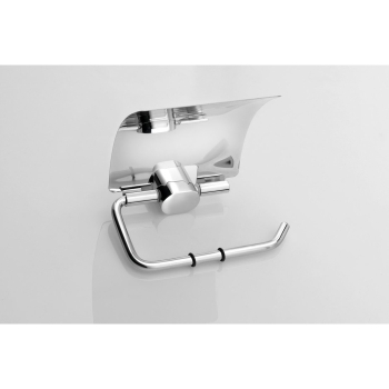 Sapho FLORI wieszak na papier toaletowy z klapką chrom RF007