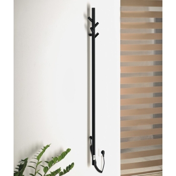 Sapho Pasador elektryczna suszarka na ręczniki 150x1500 mm 30W czarna ER175BV