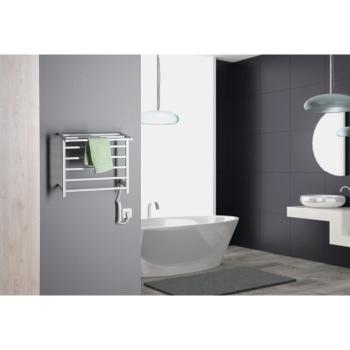 Sapho ELZOR Elektryczna suszarka na ręczniki 500x470mm 60W biały mat EB500