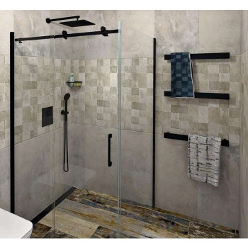 Sapho PATRON wieszak na ręczniki 600x60mm czarny mat PX064