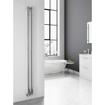 Sapho PILON grzejnik łazienkowy 122x1800 mm 2 wieszaki chrom IZ123