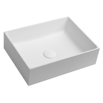 Toneb FORMIGO umywalka betonowa 475x14x365 cm naturalna biala FG011