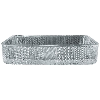 Sapho NARVA umywalka szklana średnica 445 cm przezroczysta TY227