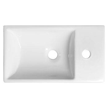 Sapho MINOS Umywalka ceramiczna 45x26 cm prawo 4057