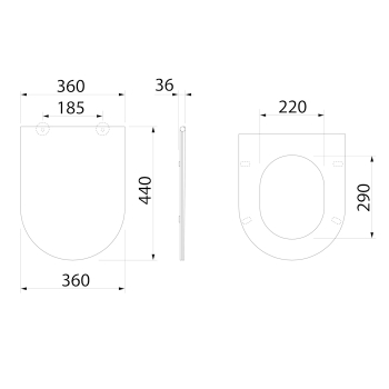 Brucnker Fulda deska wc wolnoopadająca slim 301.308.4